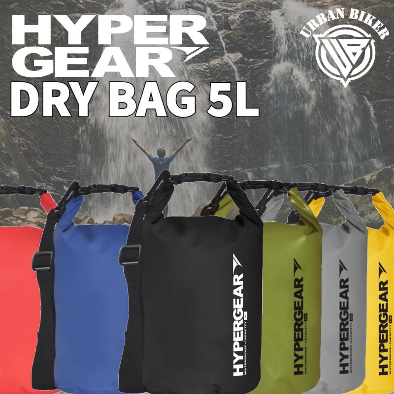 Hypergear Dry Bag 5L Waterproof (Authentic) Shopee Malaysia