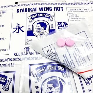 UBAT SAKIT GIGI WENG FATT 1 PKT Original !!  Shopee Malaysia
