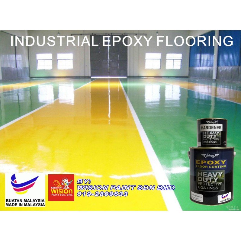 Jute 852 1l Mici Epoxy Floor Coating Heavy Duty Protective