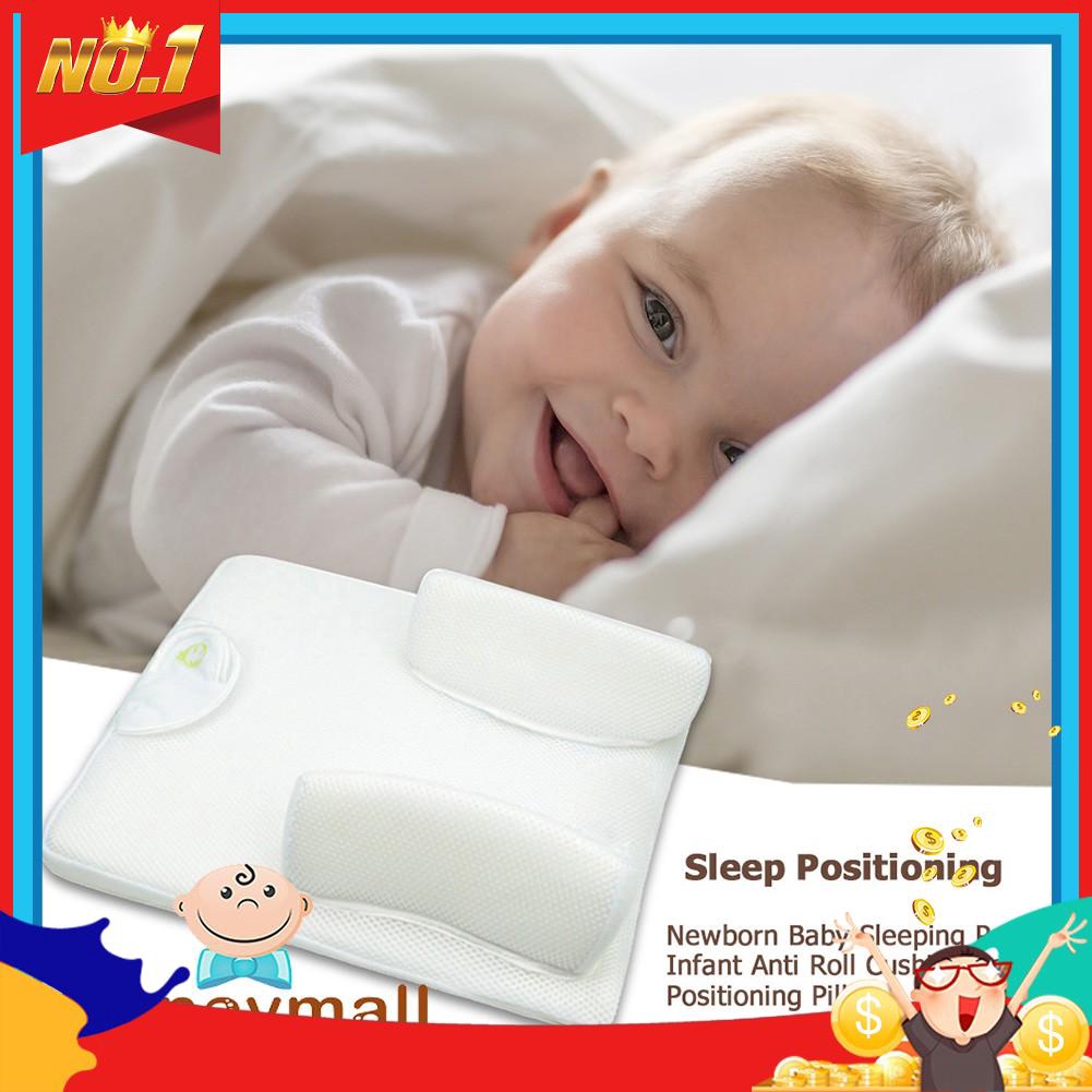 Newborn Baby Sleeping Pad Infant Anti Roll Cushion Bed Positioning