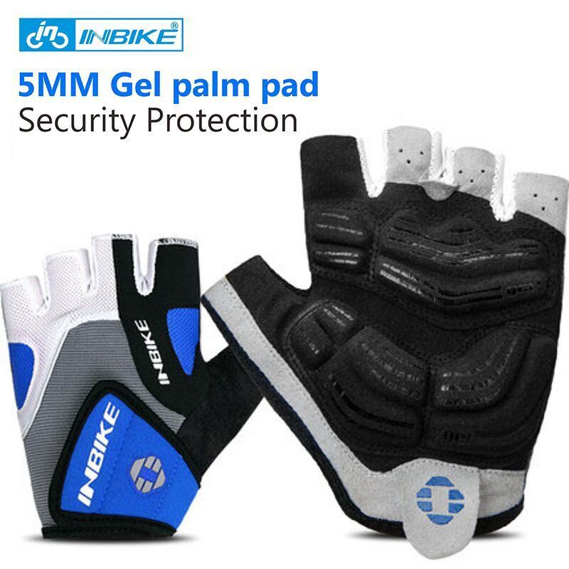 inbike 5mm gel padded cycling gloves