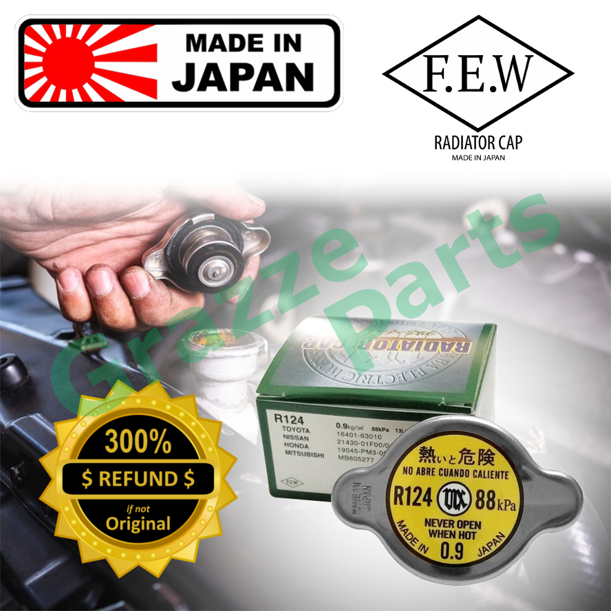 Futaba FEW 100% Made In Japan Engine Coolant Radiator Cap R124 0.9 