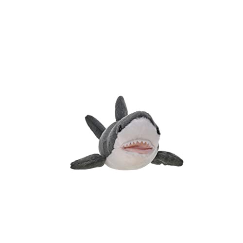 Wild Republic Great White Shark Plush, Stuffed Animal, Plush Toy, 100%