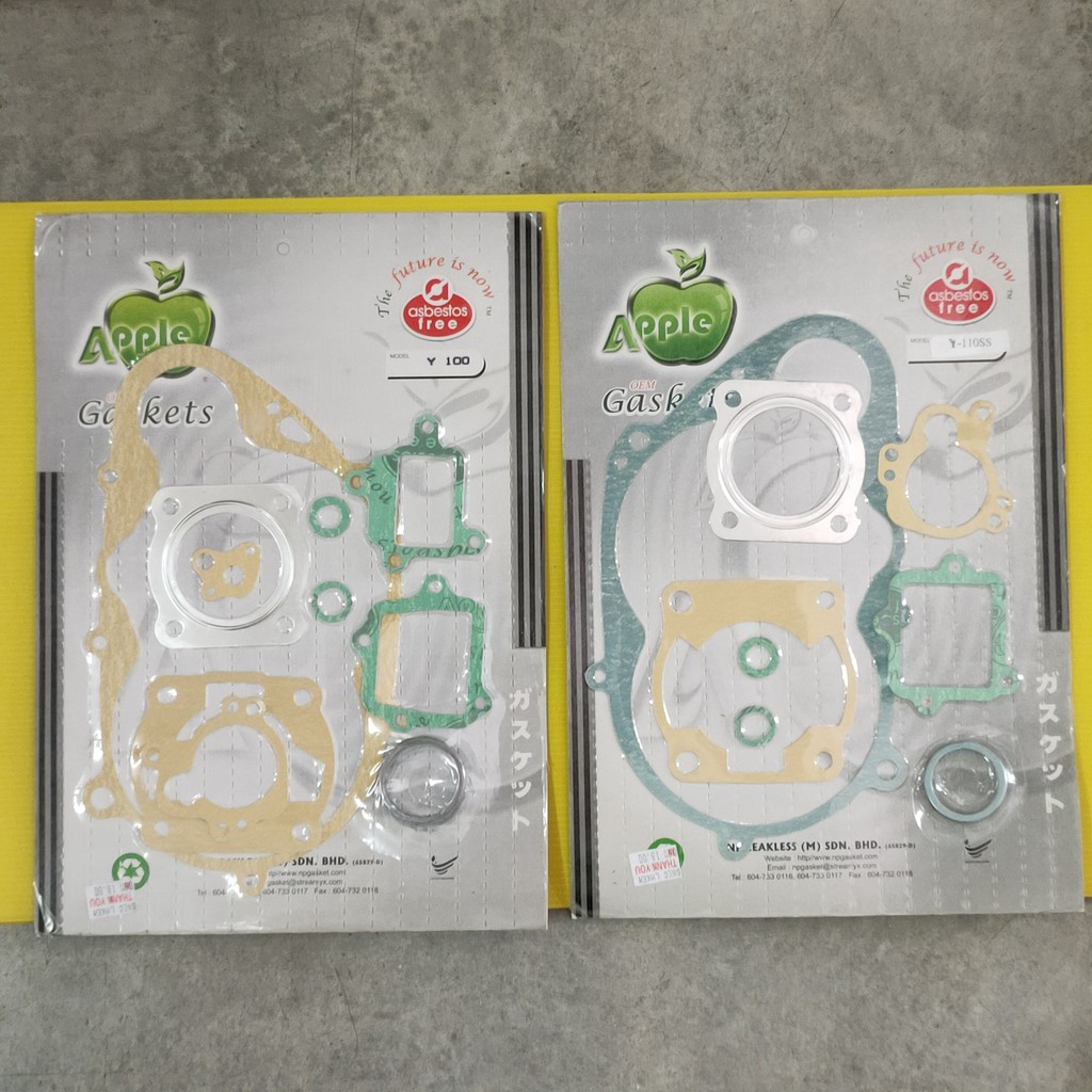 Y100 Sport Y110 Ss Apple Gasket Overhaul Set Complete Set Shopee Malaysia