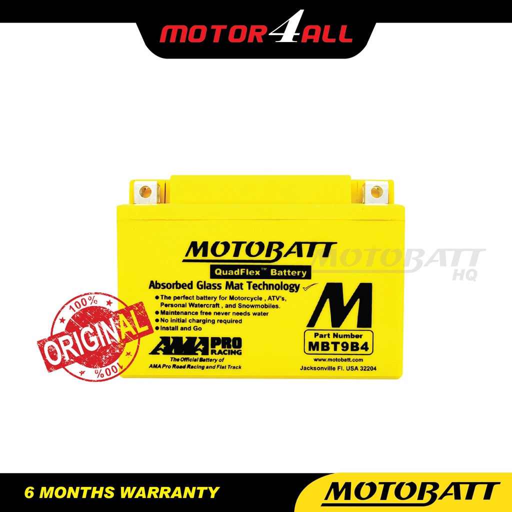 MotoBatt Motobatt Battery For Yamaha YZF-R6 600cc 99-00 