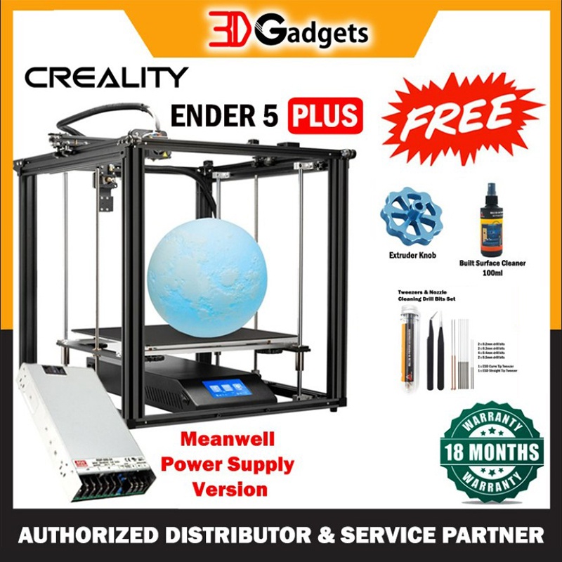 Creality 3D Ender 5 Plus Semi DIY 3D Printer Kit Meanwell Power Supply Ender5 Plus Ender