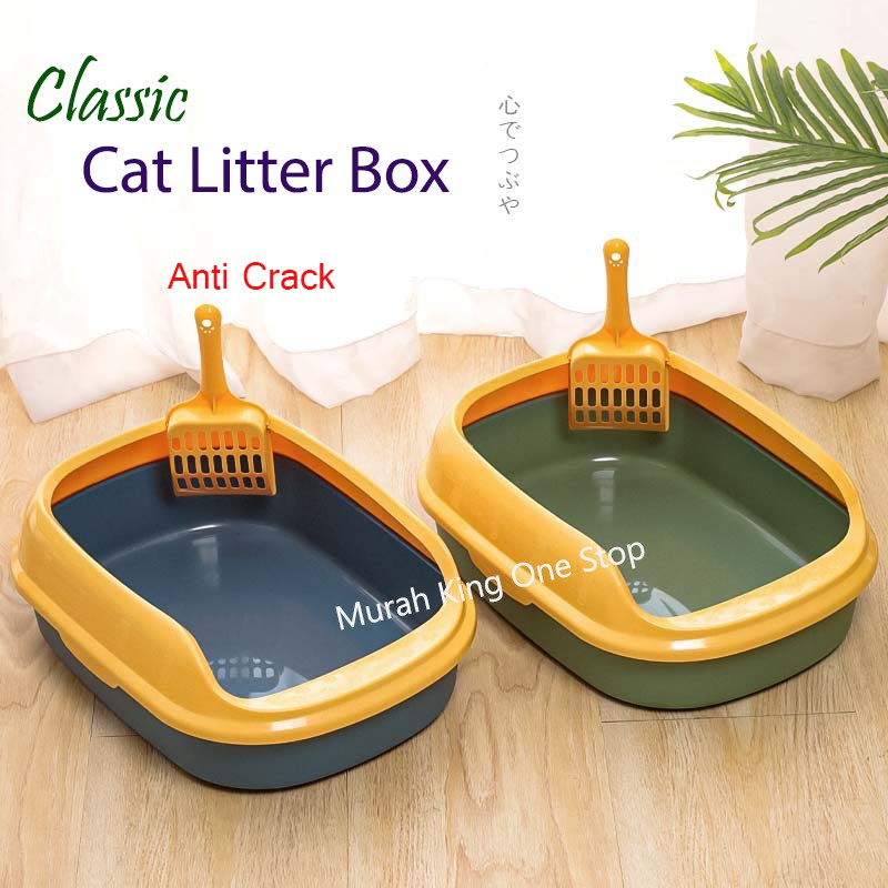 Classic Cat Litter Box Modern Design Cat Litter Box / Bekas Pasir