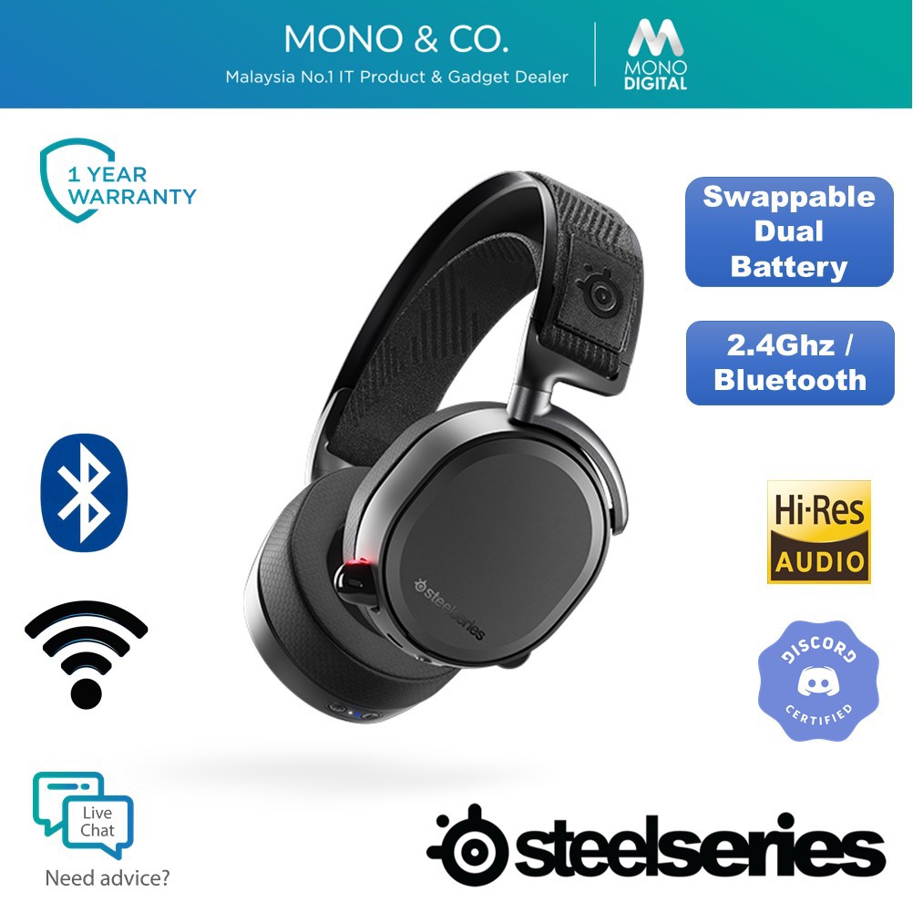 Steelseries Arctis Pro Wireless Gaming Headphone with High Fidelity ...