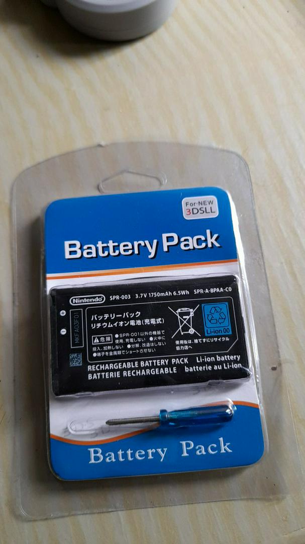 Lithium Ion Battery For Nintendo 3ds Xl Ll Batteries For Nintenndo 3ds Ll Xl Replacement Rechargeable 2500mah With Screw Shopee Malaysia