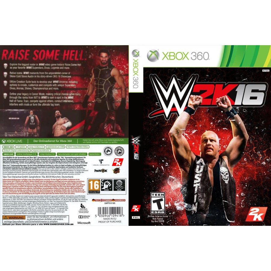Stiptheid Creatie metro WWE 2K16 XBOX360 OFFLINE GAMES (FOR MOD CONSOLE) | Shopee Malaysia