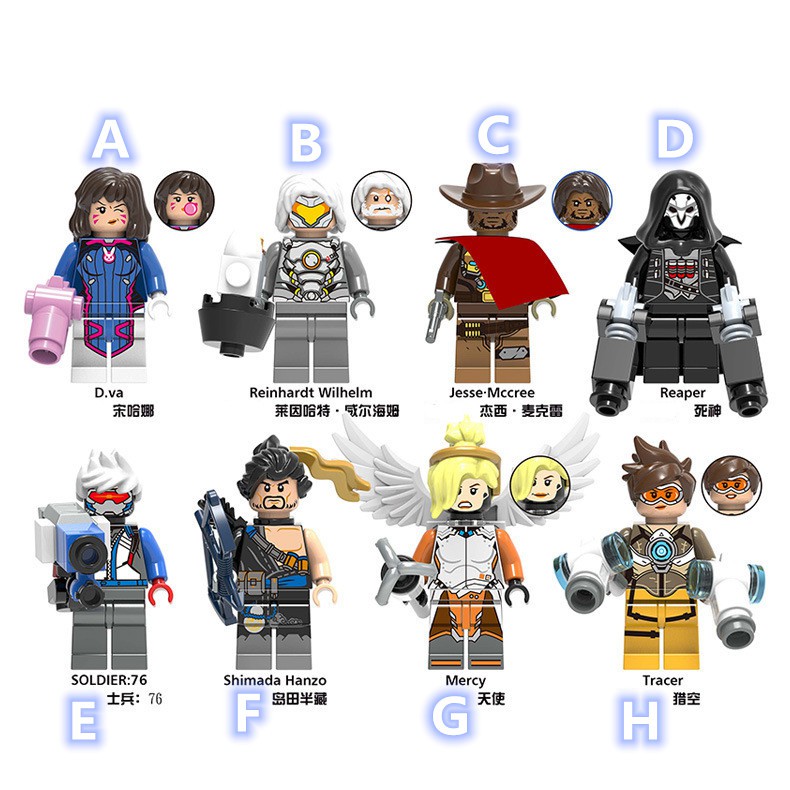 Overwatch mini figures ( J Store ) Shopee Malaysia