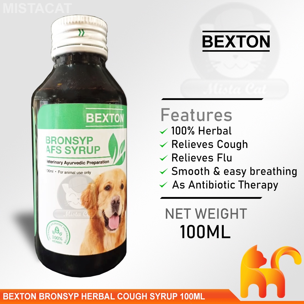 Bexton Bronsyp Herbal Flu Cough Syrup  100ml  Ubat Selsema Batuk Utk
