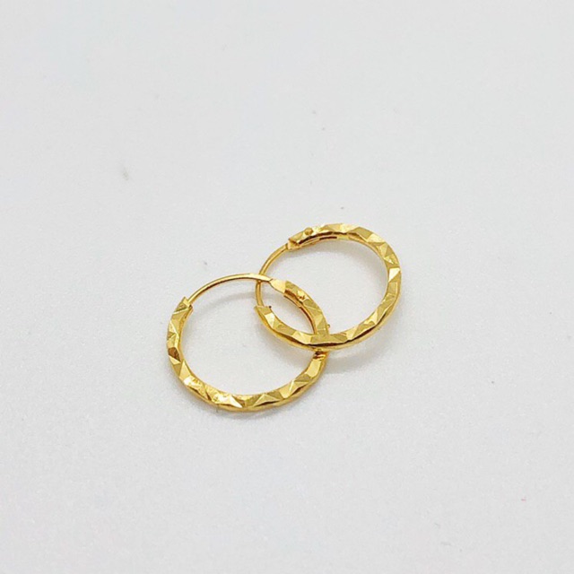 Subang Ring Emas 916 Rm160 Sepasang Shopee Malaysia