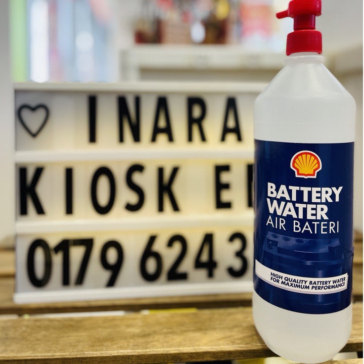 SHELL BATTERY WATER 1L Shopee Malaysia