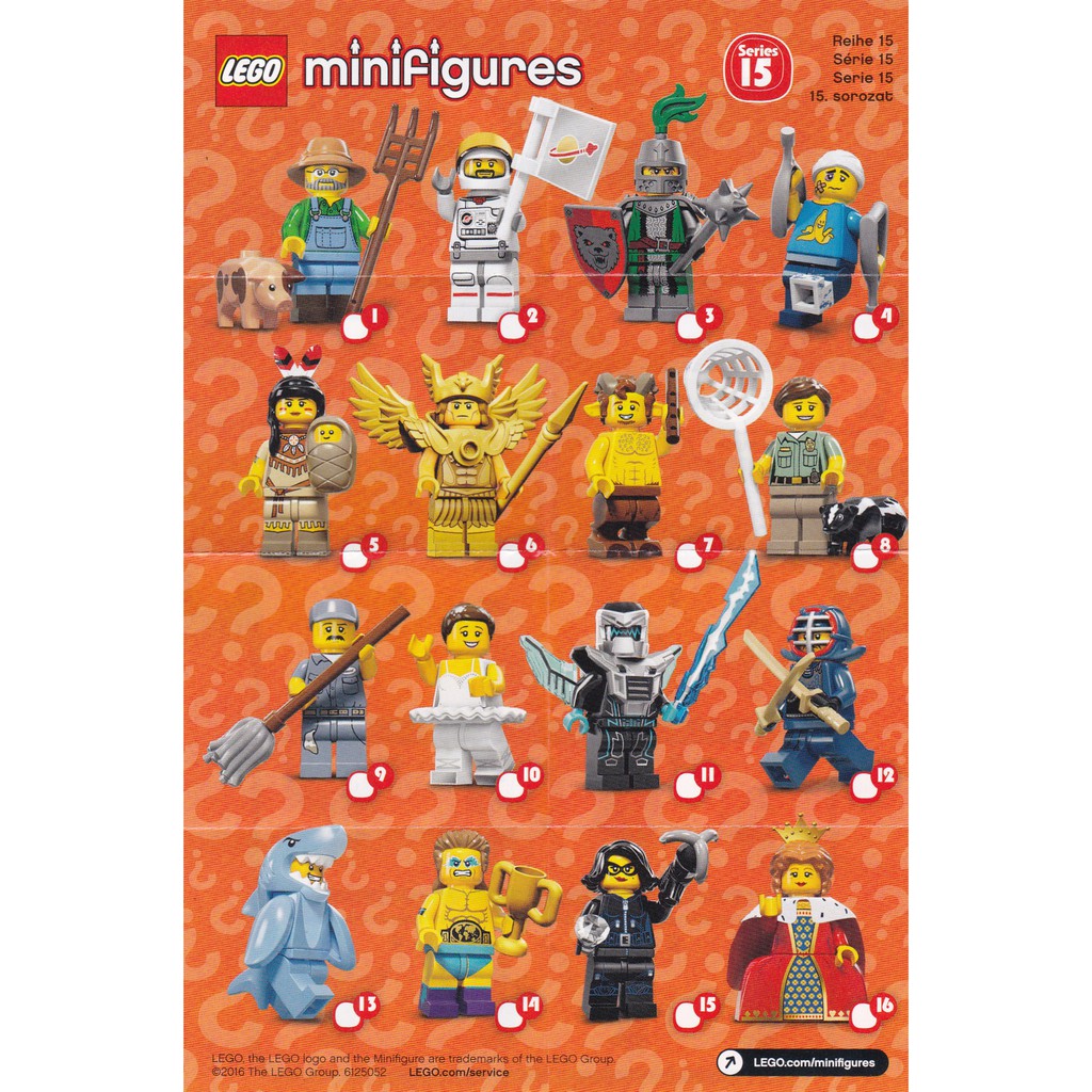 Lego CMF Minifig Minifigure Minifigures 71011 Series 15 S15 Separate ...