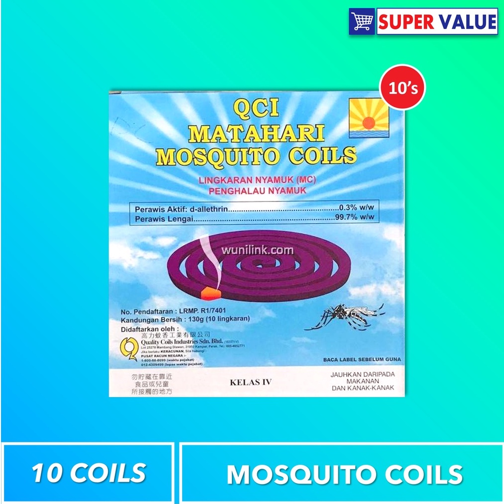 Buy Qci Mosquito Coils 10 S Seetracker Malaysia