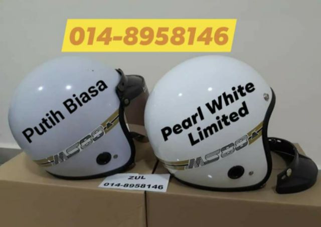 💯% ORIGINAL Helmet MS88 Pearl White LIMITED