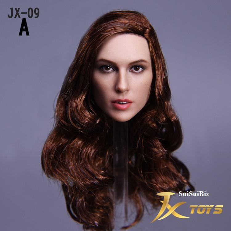 1/6 JXTOYS JX-028A Beauty Singer Girl Avril Head Sculpt Fit 12‘’ Pale Body 