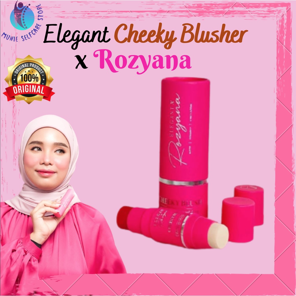 [100% ORIGINAL HQ | READY STOCK] Elegant Cheeky Blusher X Rozyana ...