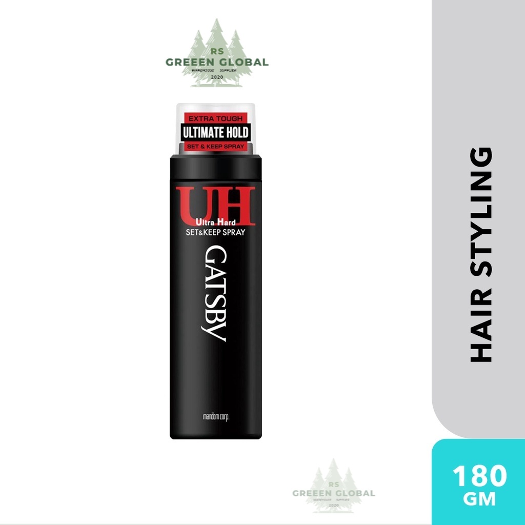 GATSBY Styling Spray Ultra Hard 180g (mens hair spray, spray hair