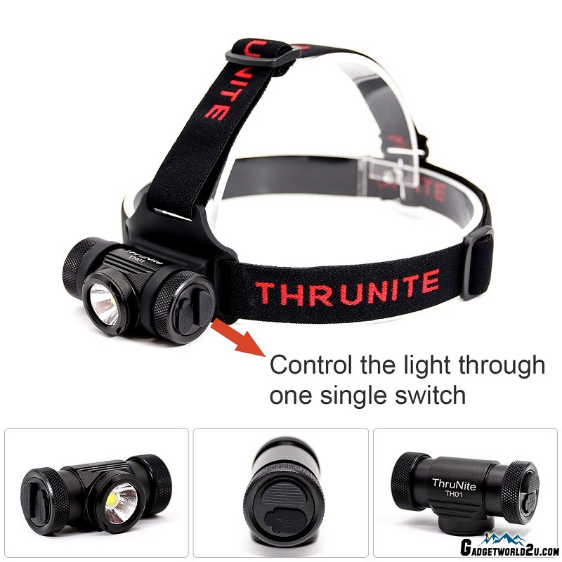 ThruNite TH01 CREE CW LED 1500L Rechargeable Headlamp | Shopee Malaysia