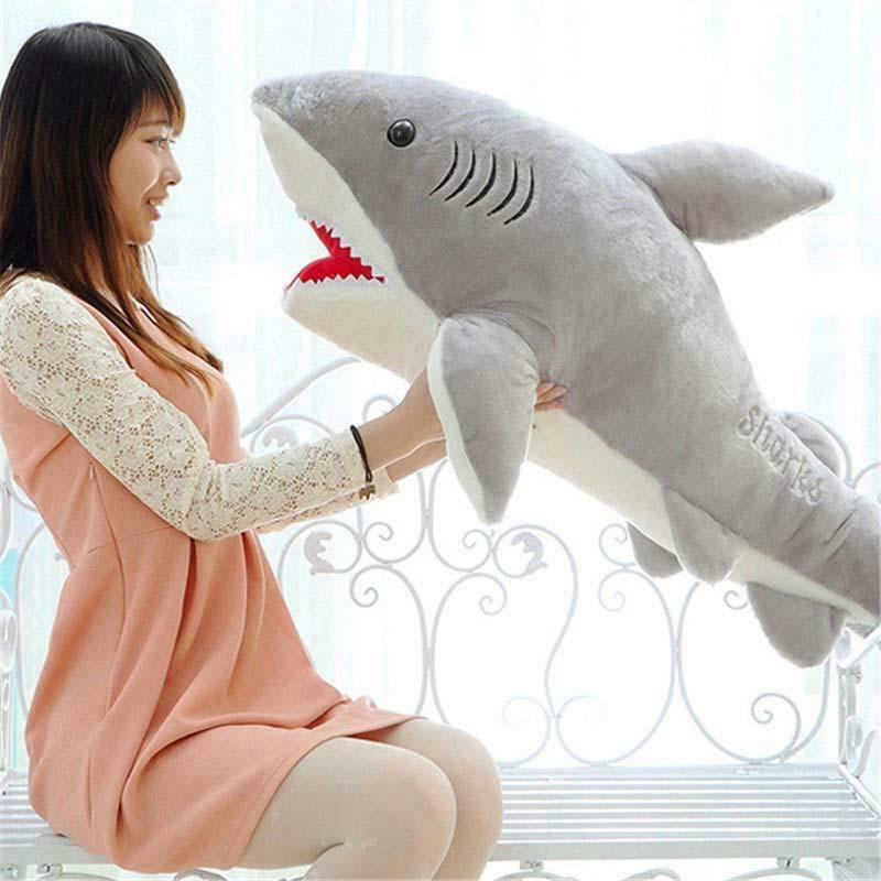 big shark pillow