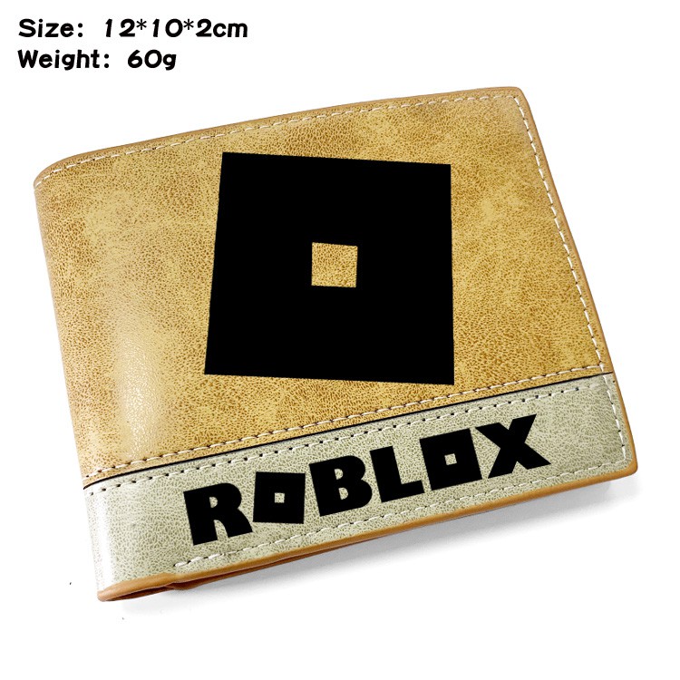 Men S And Women S Casual Virtual Game Roblox Cartoon Pattern Short Card Wallet Gifts Shopee Malaysia - global original roblox game cards 10 50usd 800 4500 robux only code fast delivery shopee malaysia