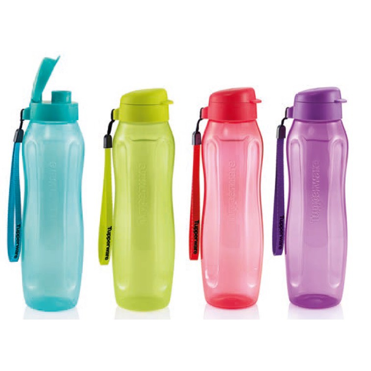 Tupperware Slim Eco Bottle (1) 1L/Square Away (4) 400ml | Shopee Malaysia