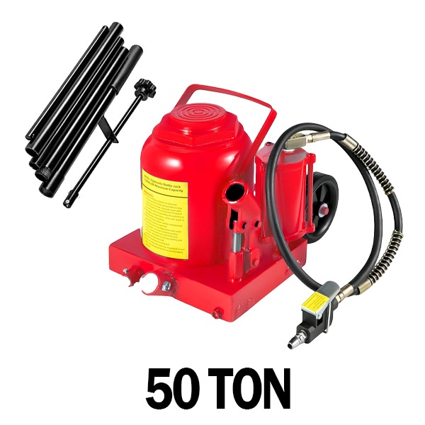 Heavy Duty AIR Hydraulic Bottle Jack Lifting Stand Emergency Vehicle