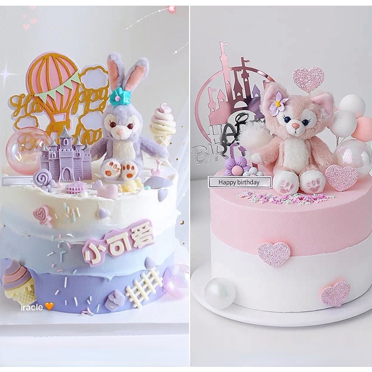 READY STOCK Stella Lou & LinaBell Friend Cute Rabbit Cake Topper Kids ...