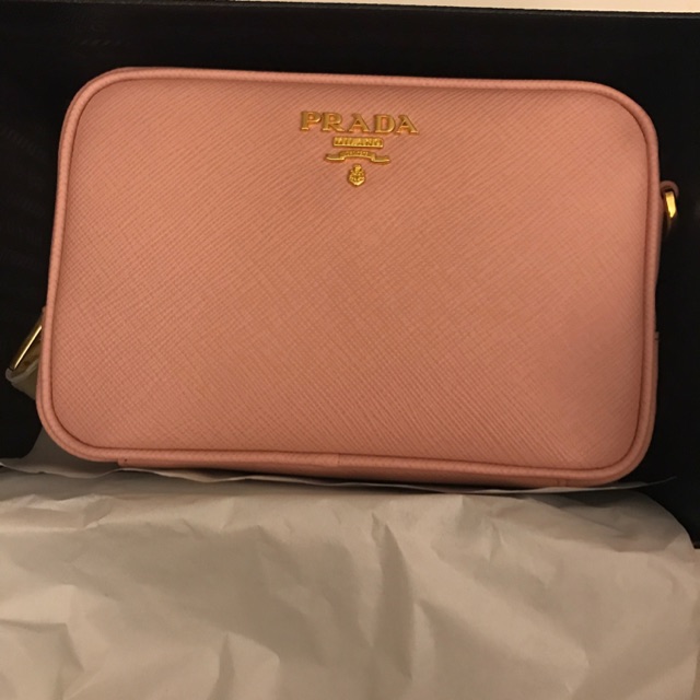 prada sling bag leather