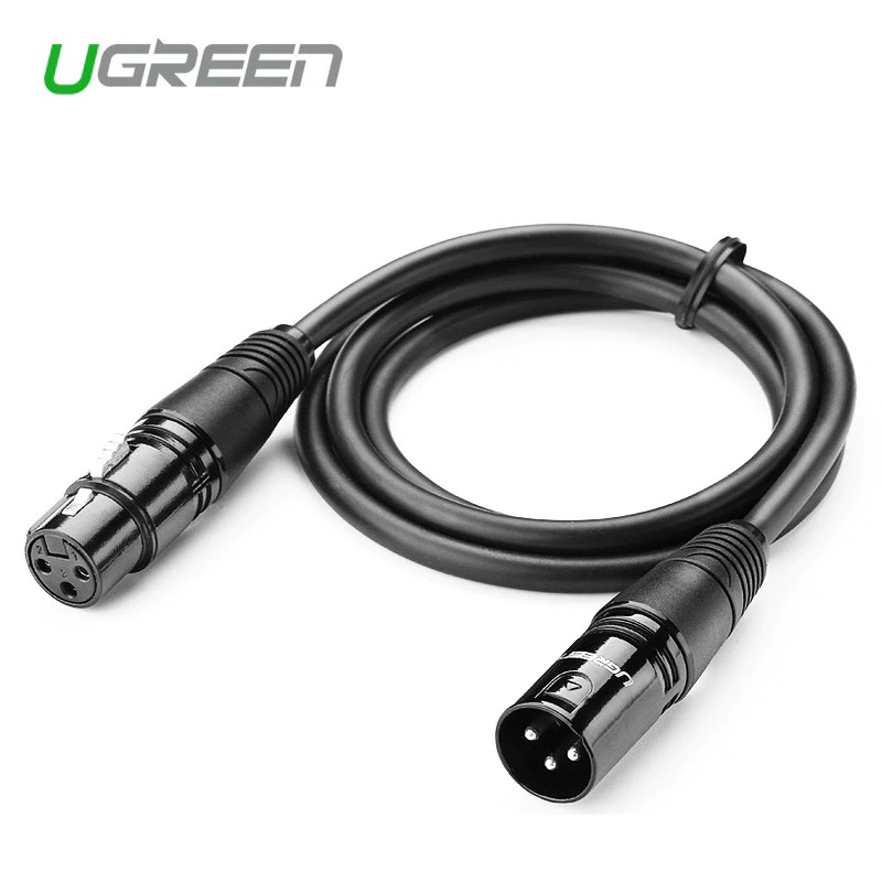 Ugreen XLRXLR Cable Male To Female For Microphone/Camera/Phantom Power/Sound Shopee Malaysia