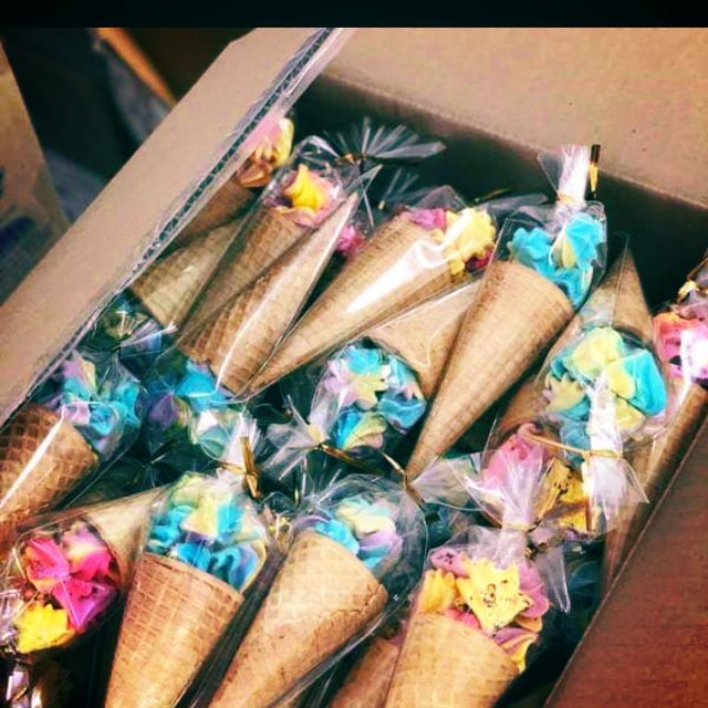 Door Gift Meringue In Ice Cream Cone Rm1 50 Shopee Malaysia