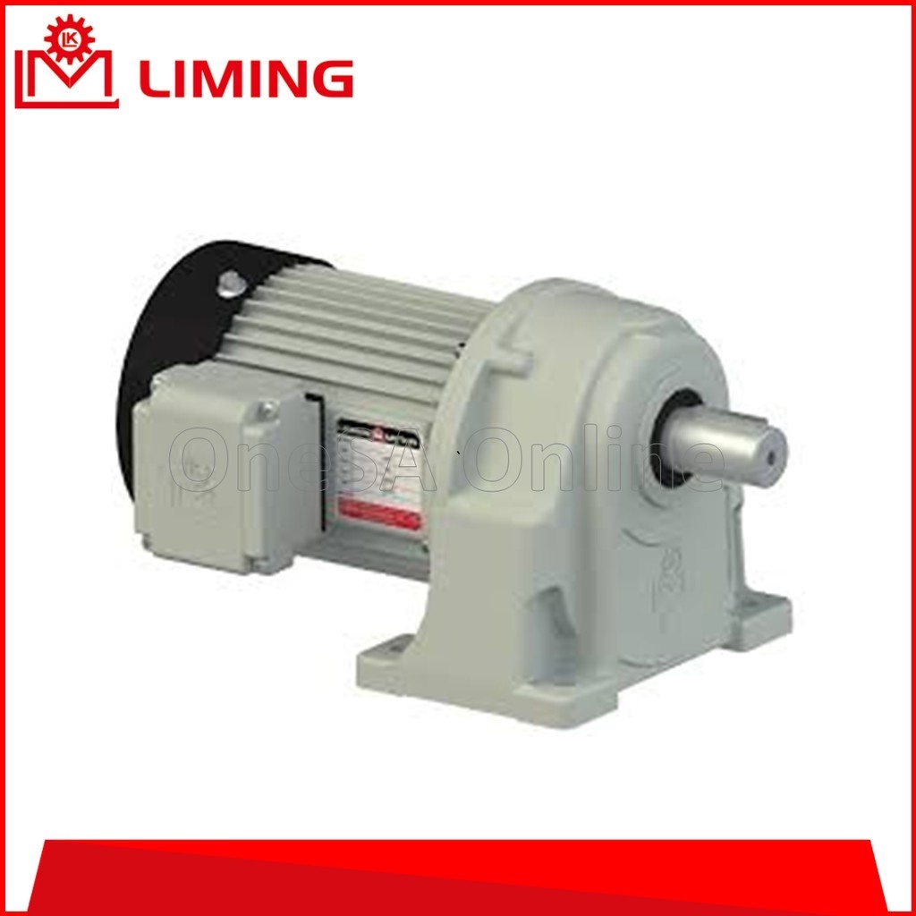 LIMING WORM GEAR REDUCER MOTOR, 0.25HP 0.18KW 3PH 4P 1400RPM