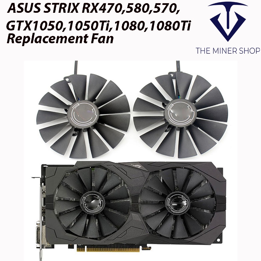 Ventola Raffreddamento 95mm Per Schede Video ASUS RX 580 GTX 1080Ti - Foto 13