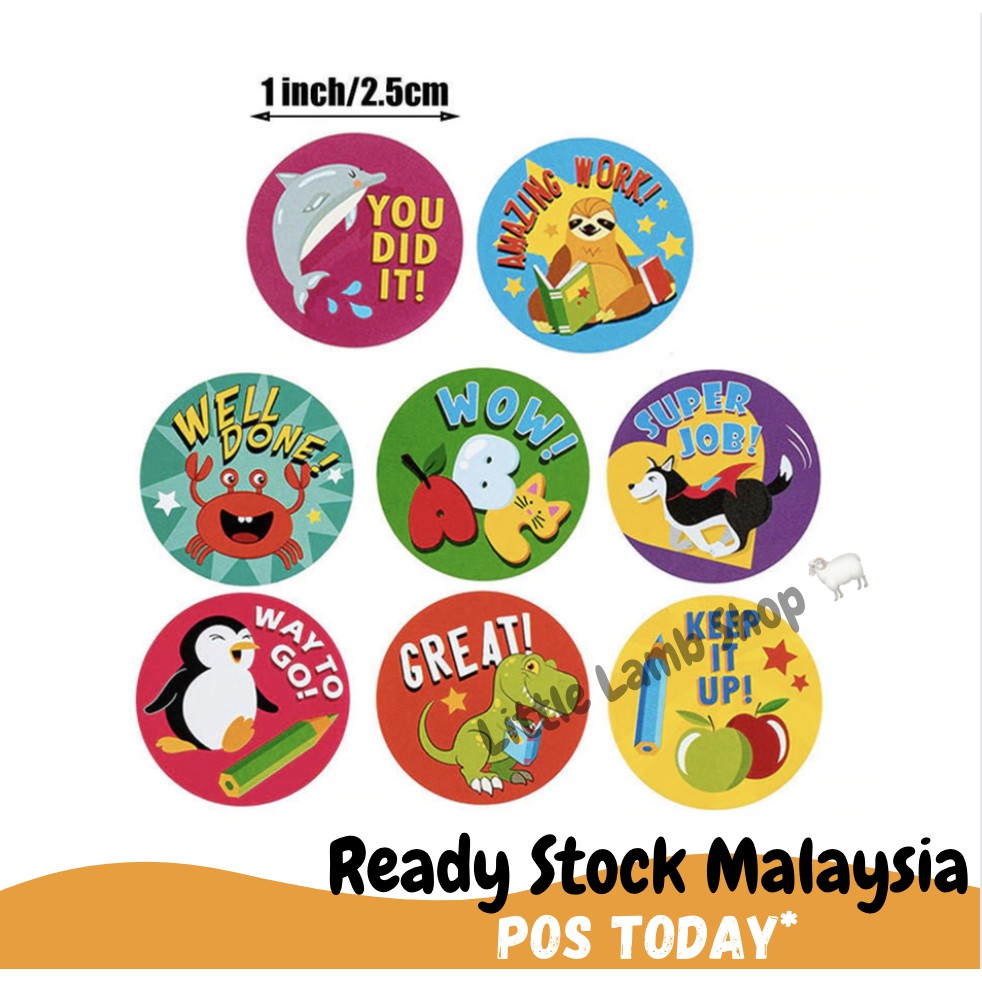 10Pcs Children Kids Cartoon Reward Stickers Perfect for encouraging GifY`JQ 