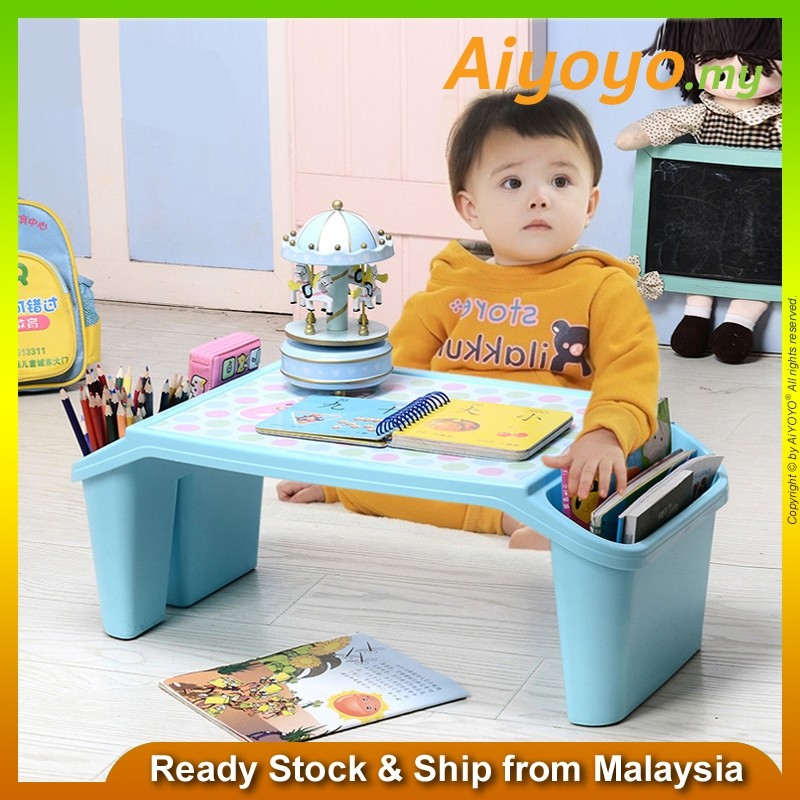 2 In 1 Children Kid Study Table Desk Storage Box Furniture Drawing