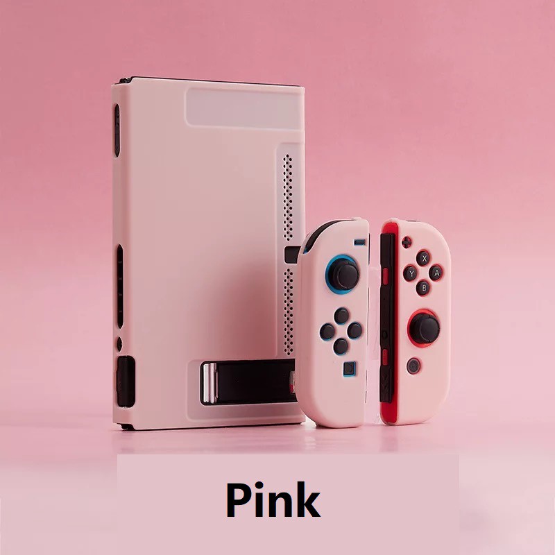 shopee: Lammcou Nintendo Switch Case Split Dockable Game Console Protection Shell Case (0:0:Switch Case:Pink;:::)