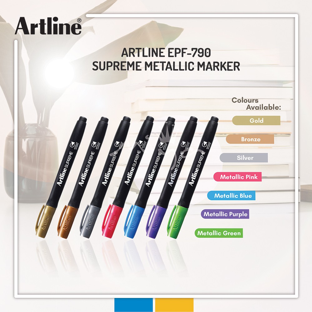 ARTLINE EPF790 SUPREME METALLIC MARKER Shopee Malaysia