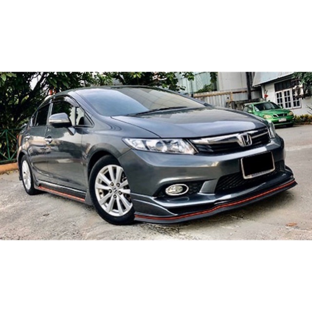 Honda Civic Fb 12 13 14 15 Mugen Rr Bodykit Body Kit Front Side Rear Skirt Lip Diffuser Shopee Malaysia