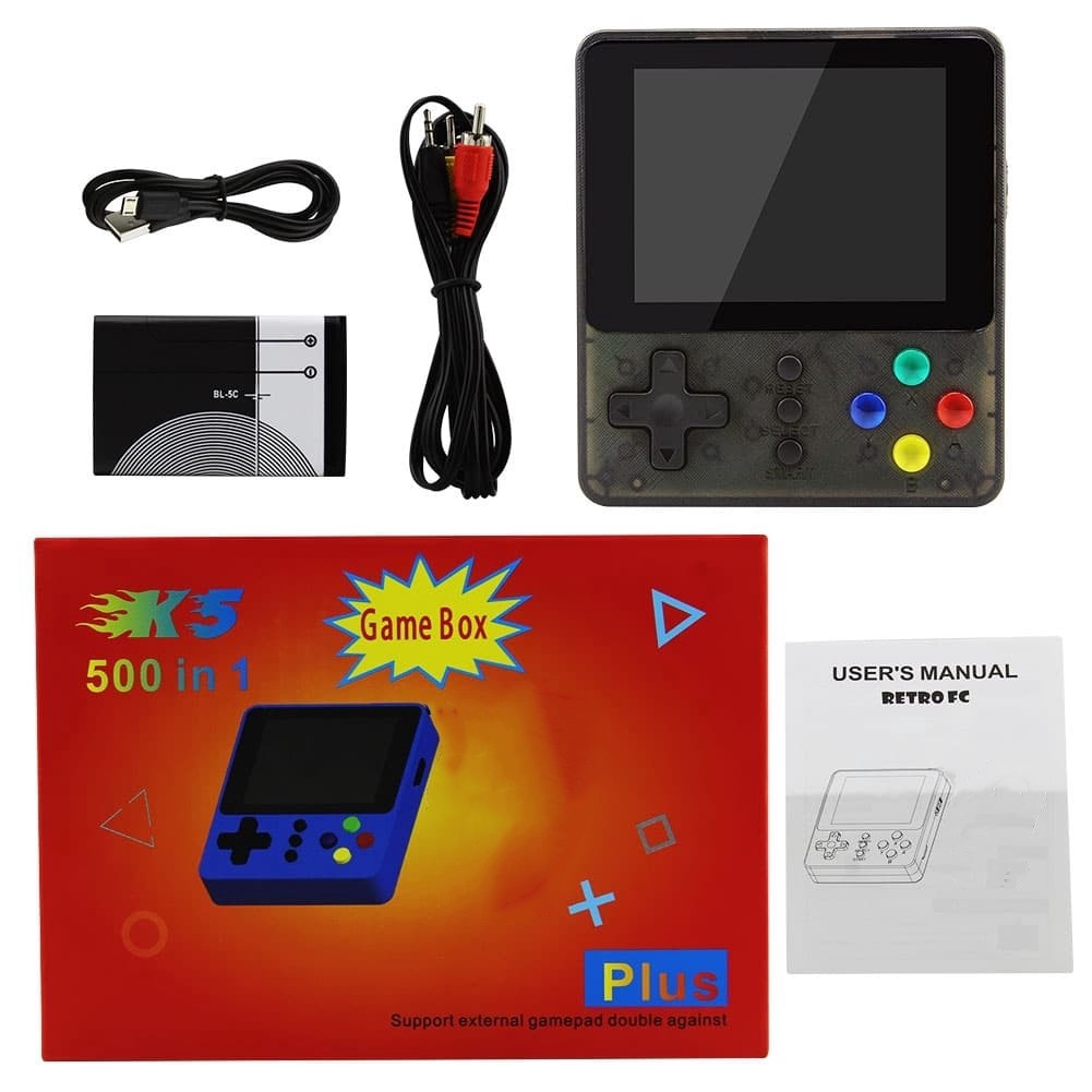 500 in 1 retro game console