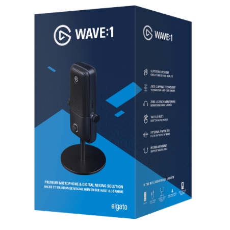 # Elgato Wave:1 - Premium Microphone & Digital Mixing Solution #