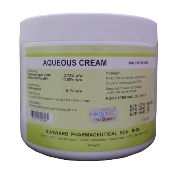 aqueous cream shower gel