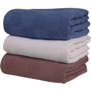 Hotel Luxury 100% Cotton Thermal Blankets Export Quality