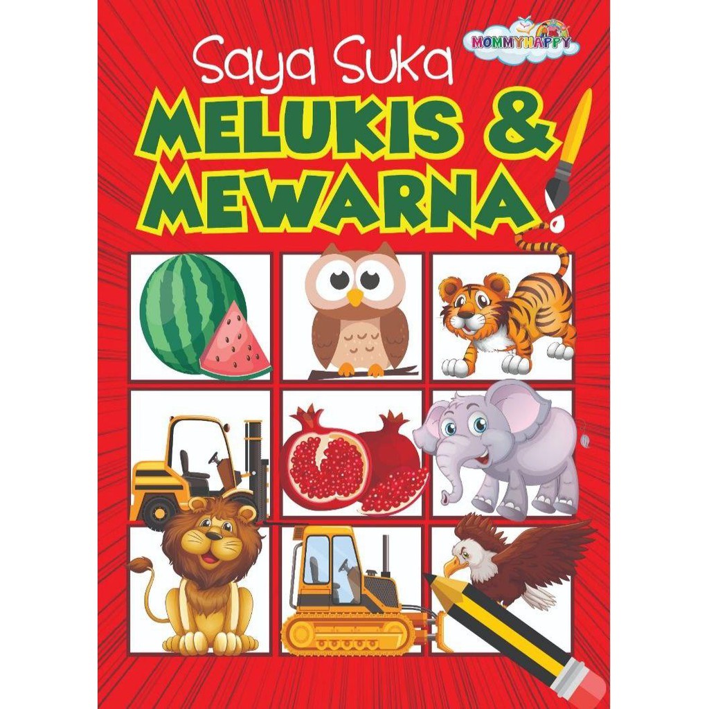 Buku Saya Suka Melukis Dan Mewarna 4 6 Tahun 150 Muka Surat Ready Stok Shopee Malaysia