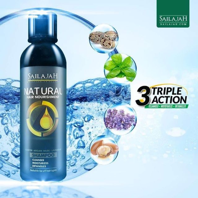 Sailajah Natural Hair Nourishment Shampoo Shopee Malaysia