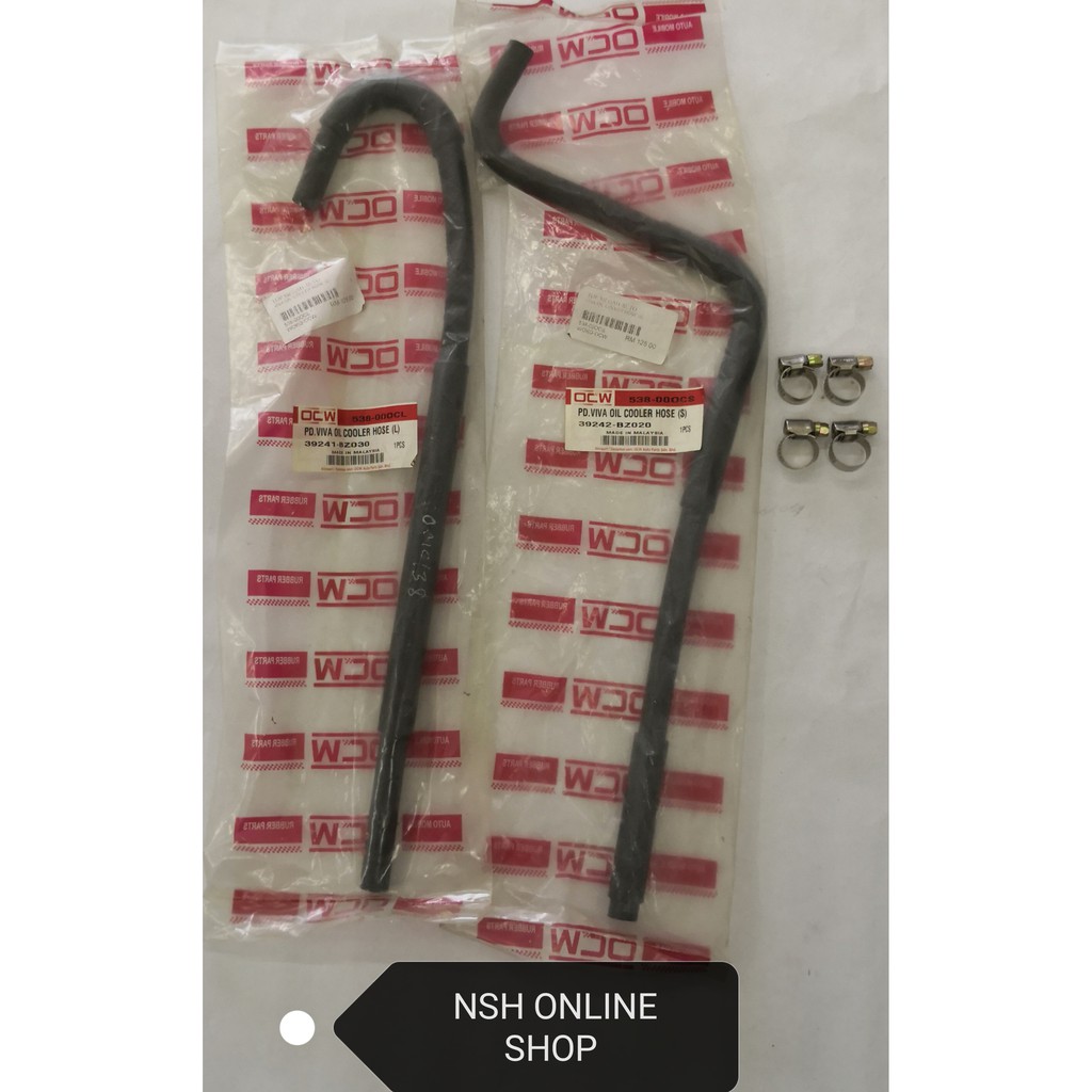 Oil Cooler Hose Set with Hose Clip for Perodua Viva 660 & 850 & 1.0 ...