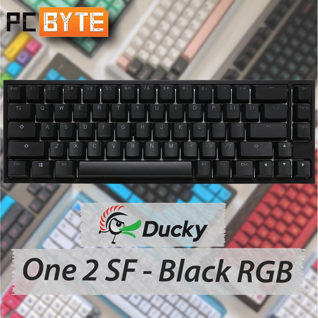 Ducky One 2 Sf Rgb Led 65 Pbt Double Shot Mechanical Keyboard Cherry Mx Brown Blue Red Silent Red Switch Shopee Malaysia