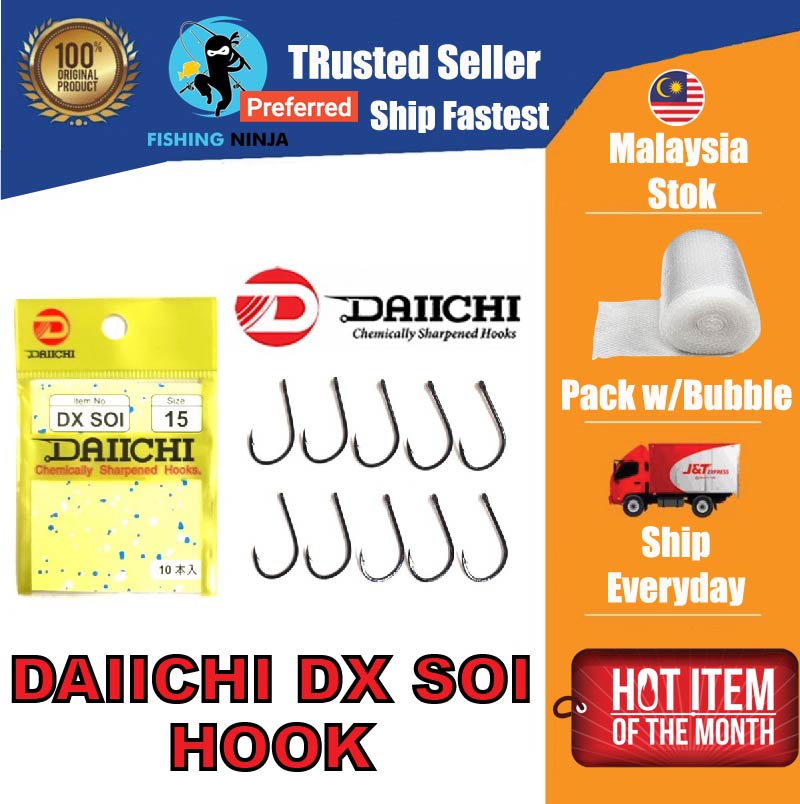 Daiichi DX SOI Fishing Hook Daiichi Fishing Hook Daiichi Soi Hook Mata