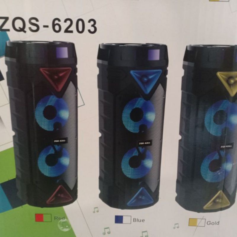 Bt Speaker Model Zqs 63 Bluetooth Karaoke Shopee Malaysia